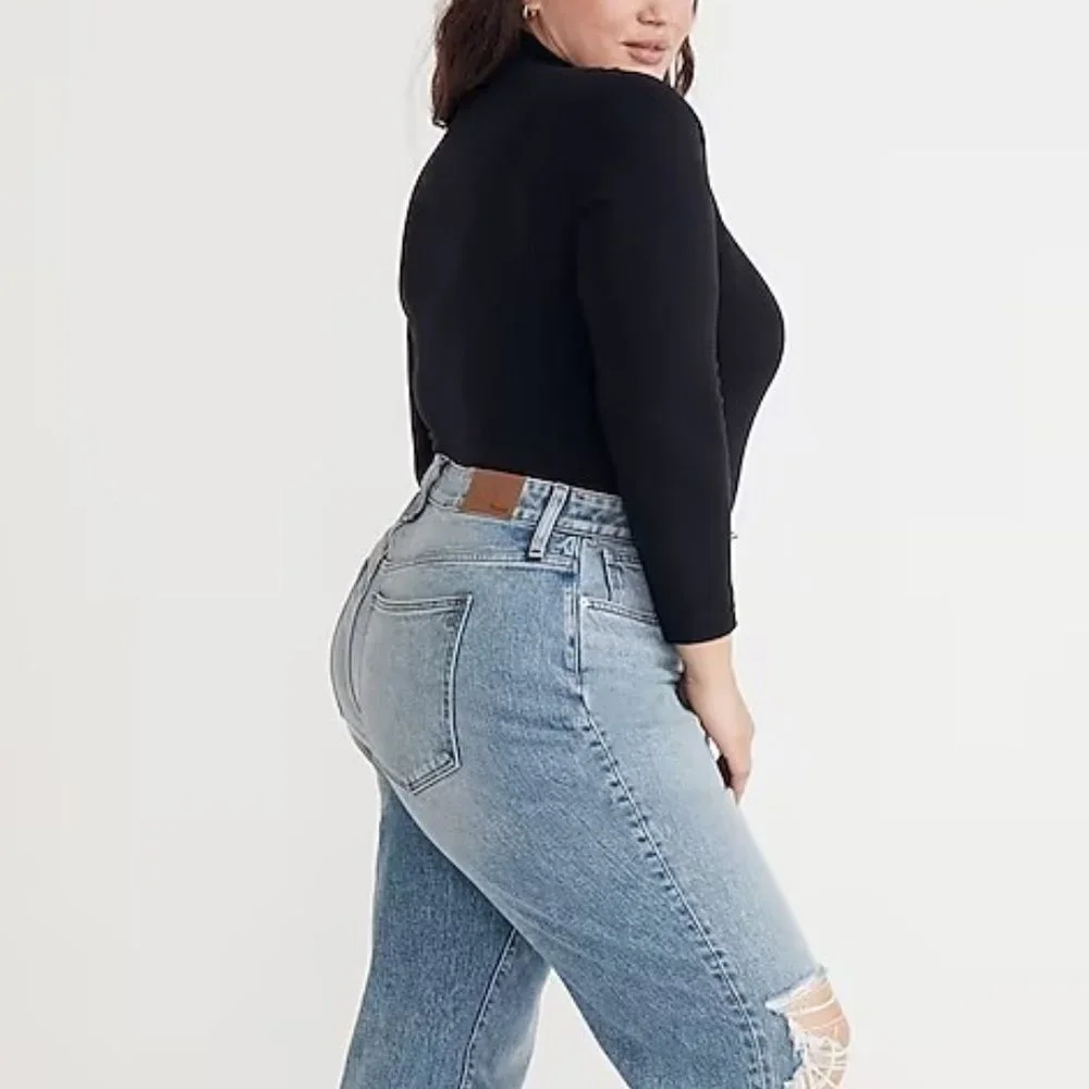 Madewell Turtleneck Bodysuit 2X - Picture 4 of 9